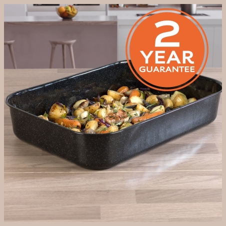 Russell Hobbs CW114312  VIT Enamel 42cm Deep Roaster