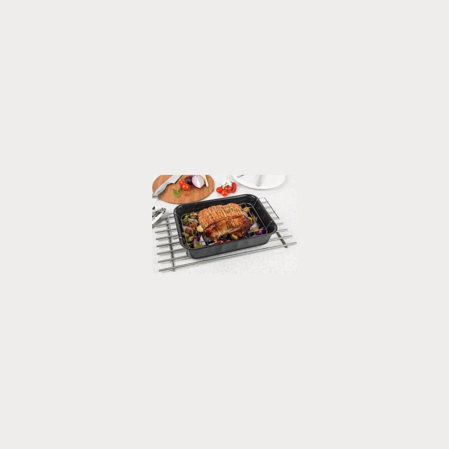 Russell Hobbs CW91612EU7  Enamel 34cm Roaster & Rack
