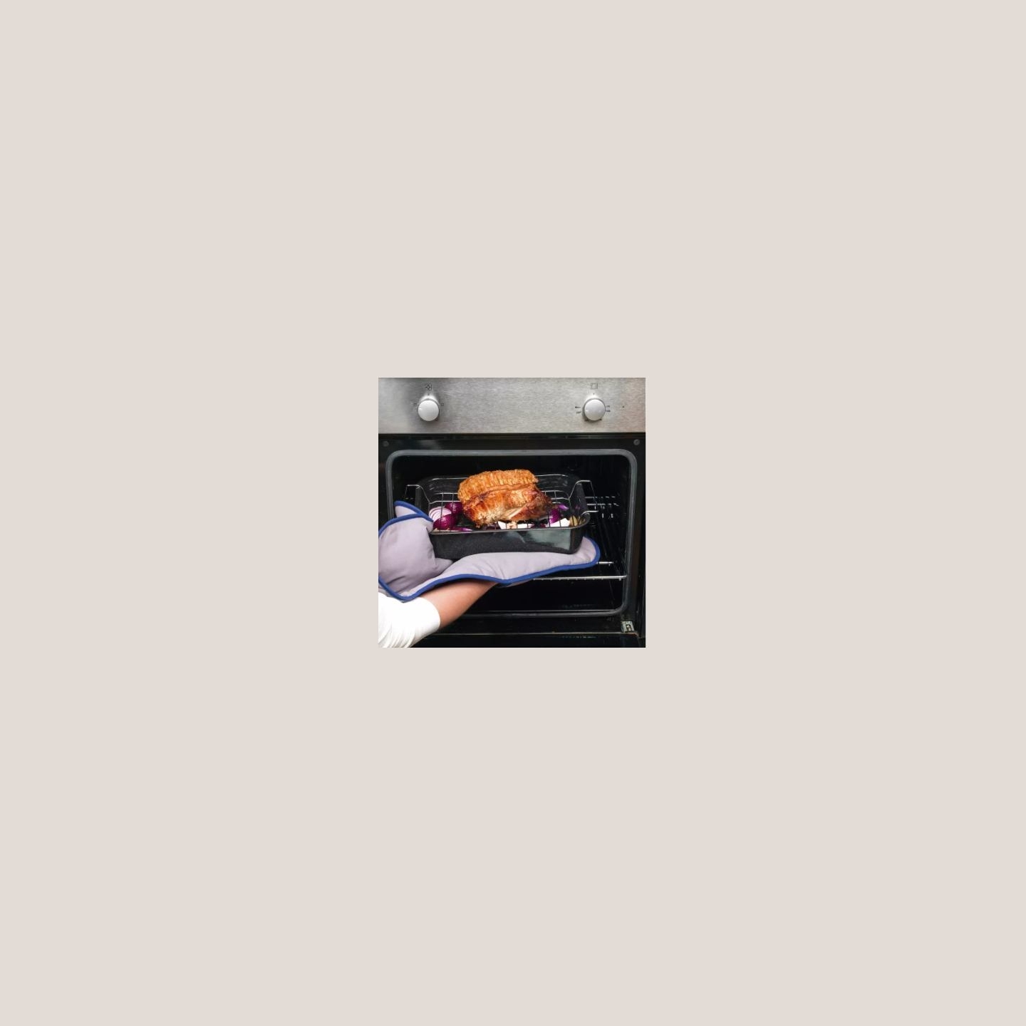 Russell Hobbs CW91612EU7  Enamel 34cm Roaster & Rack