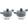 Russell Hobbs RH008491EU7 Nightfall Stone 24 cm Stockpot