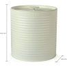 Russell Hobbs RH03269CEU7 Ribbed Bread Bin,  Cream