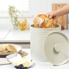 Russell Hobbs RH03269CEU7 Ribbed Bread Bin,  Cream