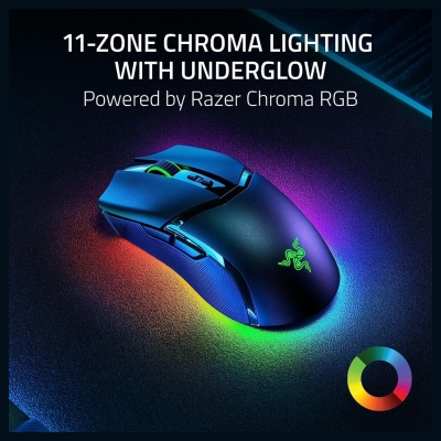 Razer Cobra Pro Wireless Gaming Mouse, Razer Focus Pro 30K Optical Sensor, 30000 DPI, Optical Mouse Switches Gen-3, 77g Weight, 