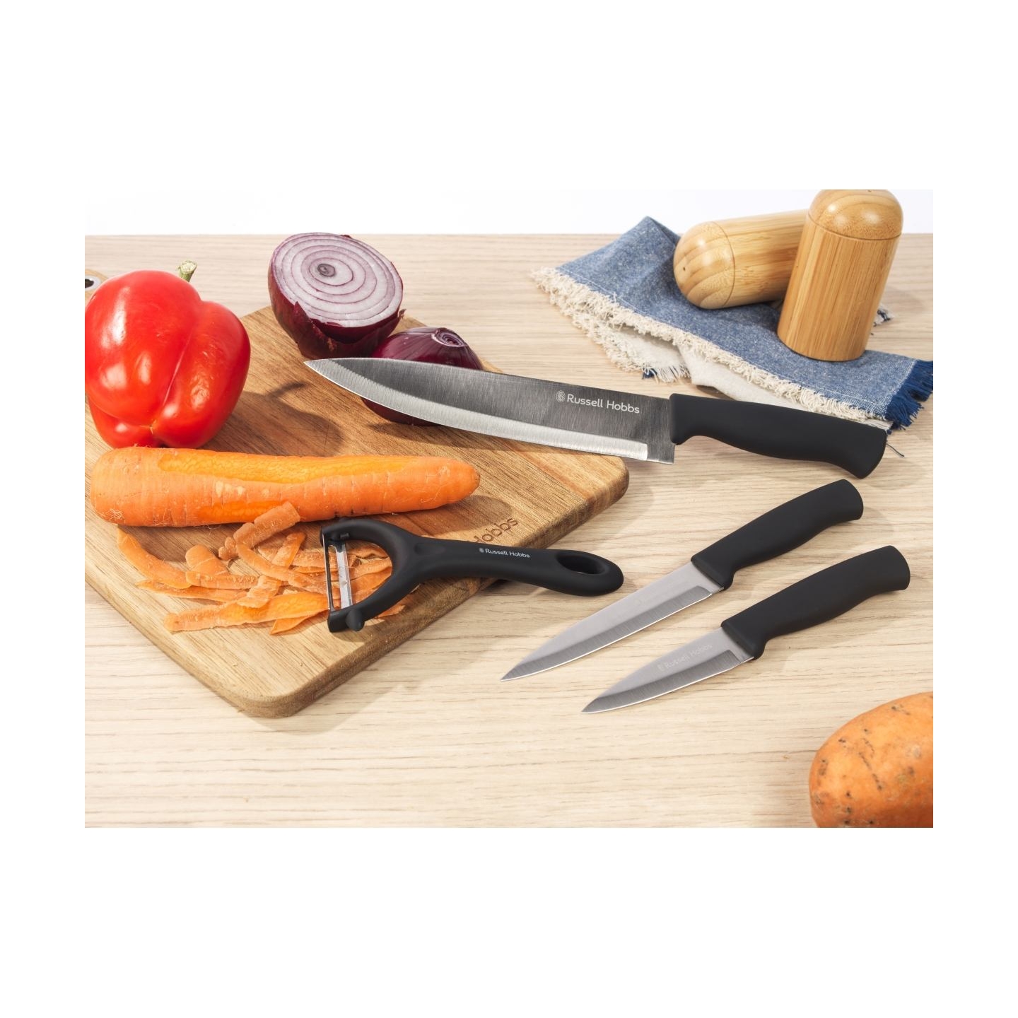 Russell Hobbs RH031521 Venus 4 pcs Knife And Peeler Set