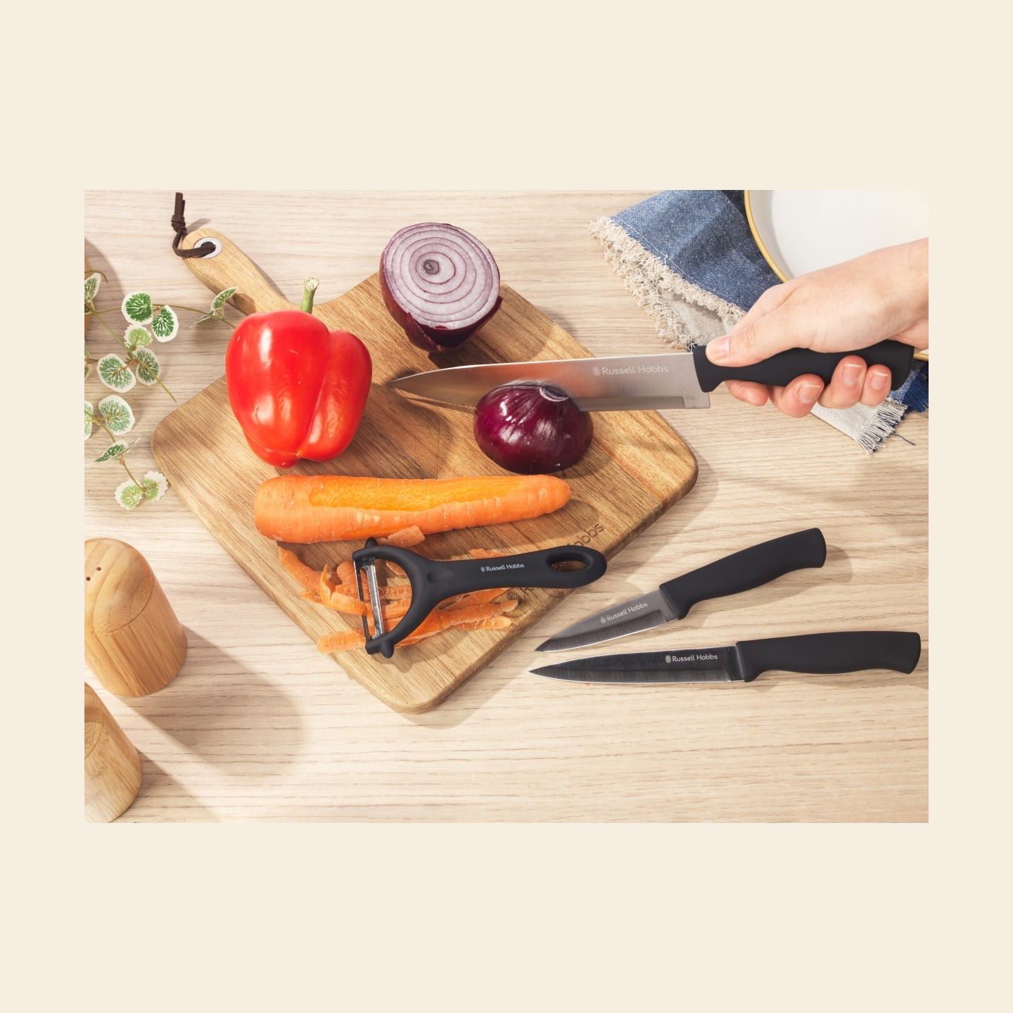 Russell Hobbs RH031521 Venus 4 pcs Knife And Peeler Set