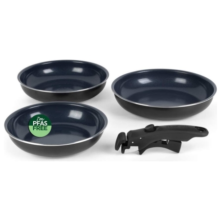 Russell Hobbs RH03314 Marine Smart Clip 4 Piece Fry Pan Set