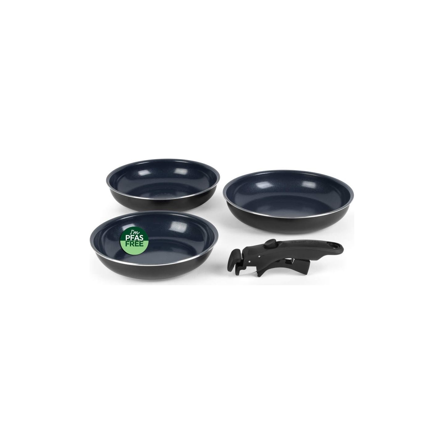 Russell Hobbs RH03314 Marine Smart Clip 4 Piece Fry Pan Set
