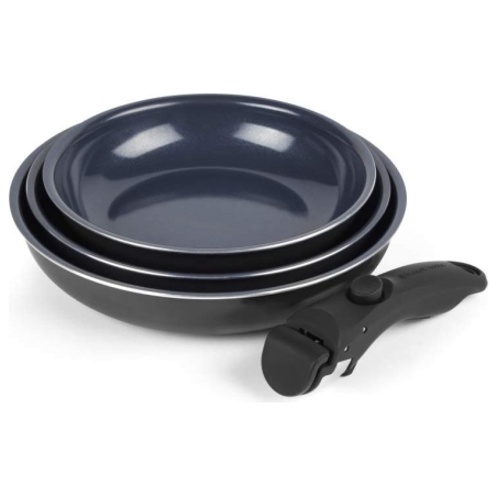 Russell Hobbs RH03314 Marine Smart Clip 4 Piece Fry Pan Set