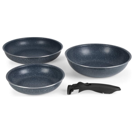 Russell Hobbs RH03296 Nightfall Stone 4-Piece Smart Clip Fry Set