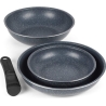 Russell Hobbs RH03296 Nightfall Stone 4-Piece Smart Clip Fry Set