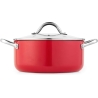 Russell Hobbs RH03821 Riviera 4-Piece Pan Set, Red