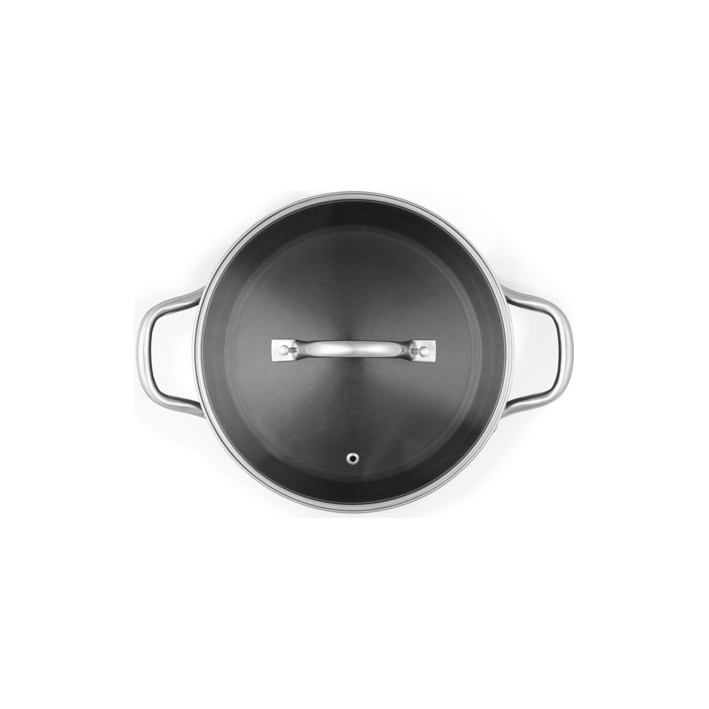 Russell Hobbs RH03821 Riviera 4-Piece Pan Set, Red