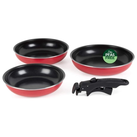 Russell Hobbs RH03995 Riviera 4-Piece Smart Clip Fry Pan Set