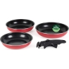 Russell Hobbs RH03995 Riviera 4-Piece Smart Clip Fry Pan Set