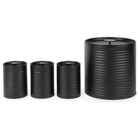 Russell Hobbs RH03270 Liniera 4-Piece Countertop Set, Black