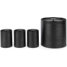 Russell Hobbs RH03270 Liniera 4-Piece Countertop Set, Black