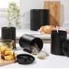 Russell Hobbs RH03270 Liniera 4-Piece Countertop Set, Black