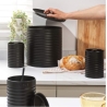 Russell Hobbs RH03270 Liniera 4-Piece Countertop Set, Black