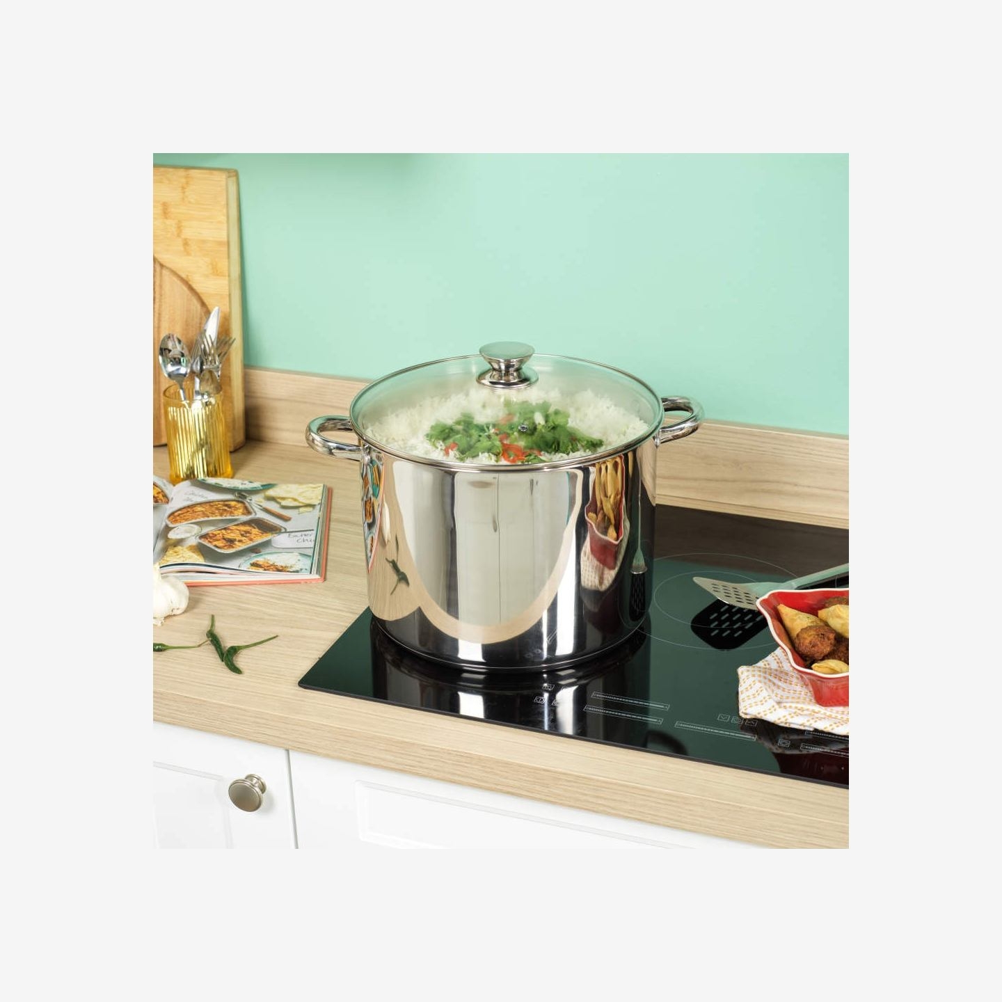 Russell Hobbs RH03802EU7 Classic Collection Stainless Steel 30cm 15L Stockpot