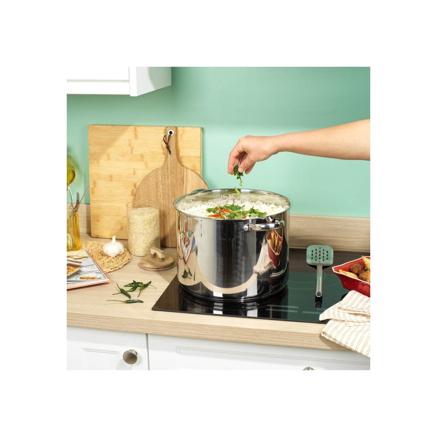 Russell Hobbs RH03802EU7 Classic Collection Stainless Steel 30cm 15L Stockpot