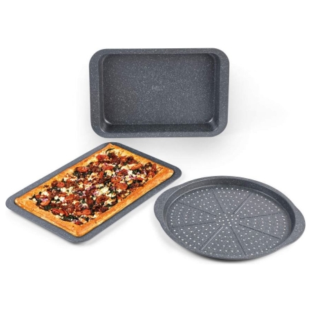 Russell Hobbs RH03756 Metallic Marble 3 Piece Backware Set