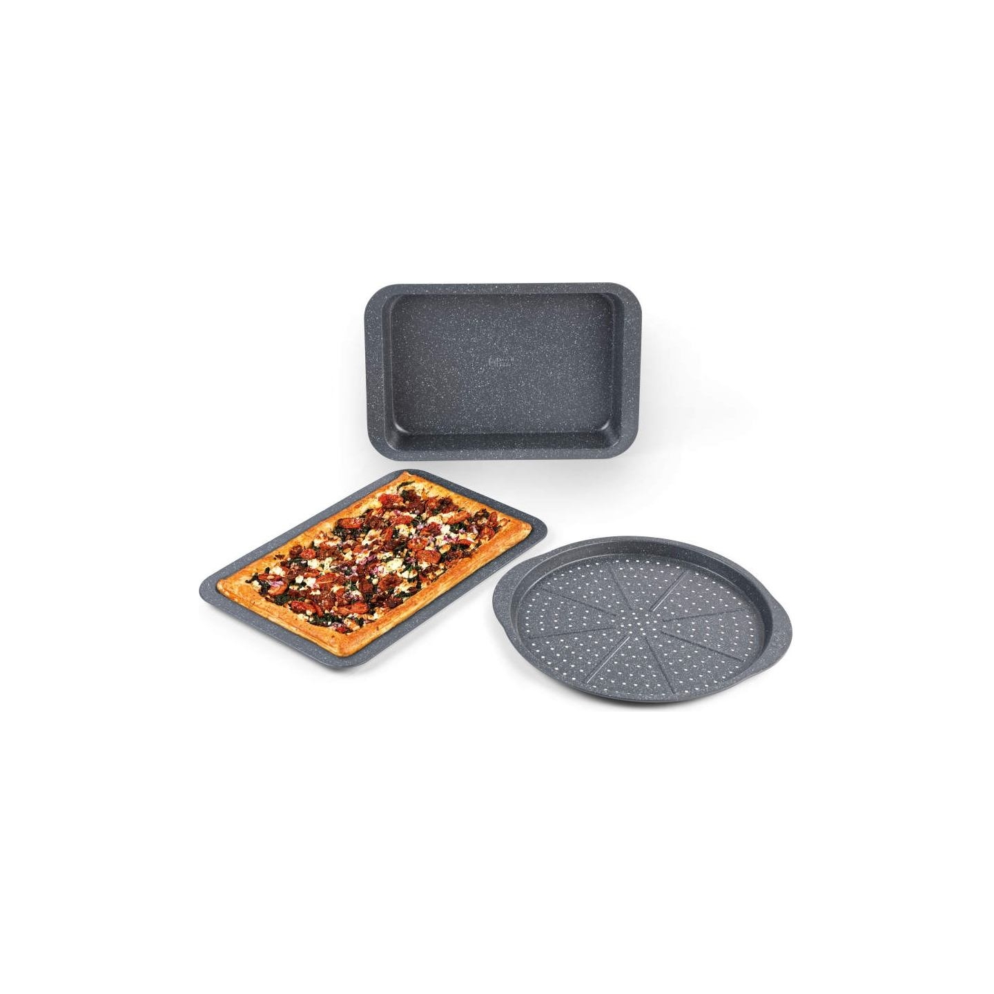 Russell Hobbs RH03756 Metallic Marble 3 Piece Backware Set