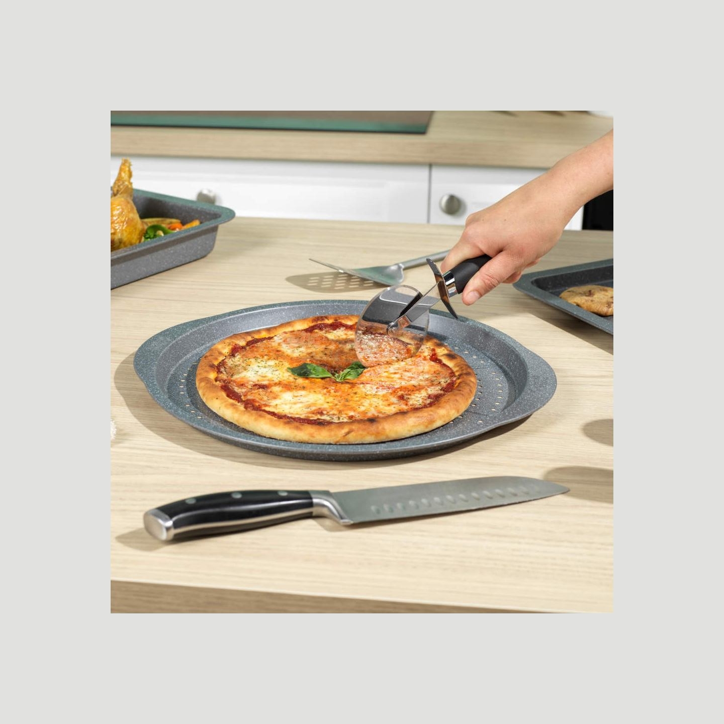 Russell Hobbs RH03756 Metallic Marble 3 Piece Backware Set