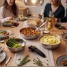 Russell Hobbs RH04033 Stainless Steel 4-Piece Smart Clip Fry Pan Set