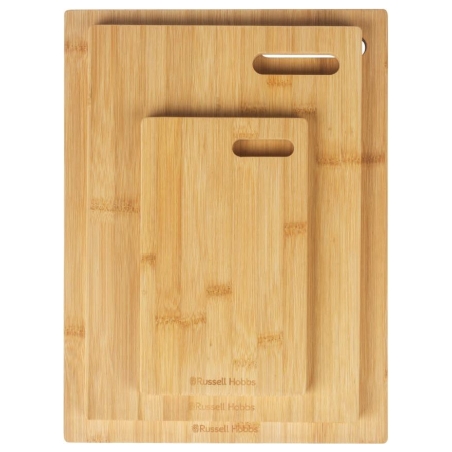 Russell Hobbs RH04065 Element Bamboo 3 Piece Chopping Board Set