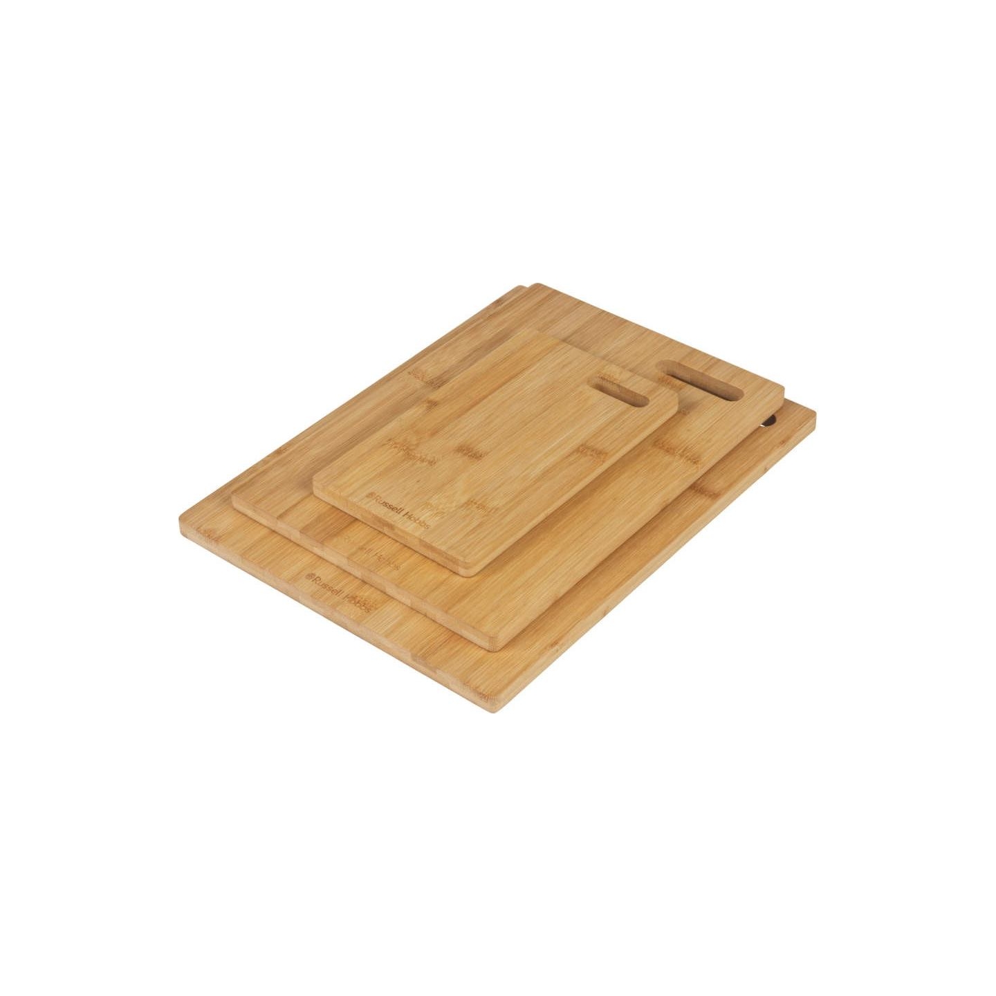 Russell Hobbs RH04065 Element Bamboo 3 Piece Chopping Board Set