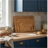 Russell Hobbs RH04065 Element Bamboo 3 Piece Chopping Board Set