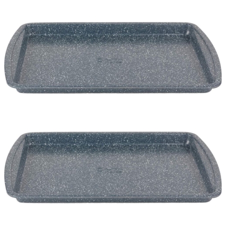 Russell Hobbs RH03858 Nightfall Stone Baking Tray 2 Pack