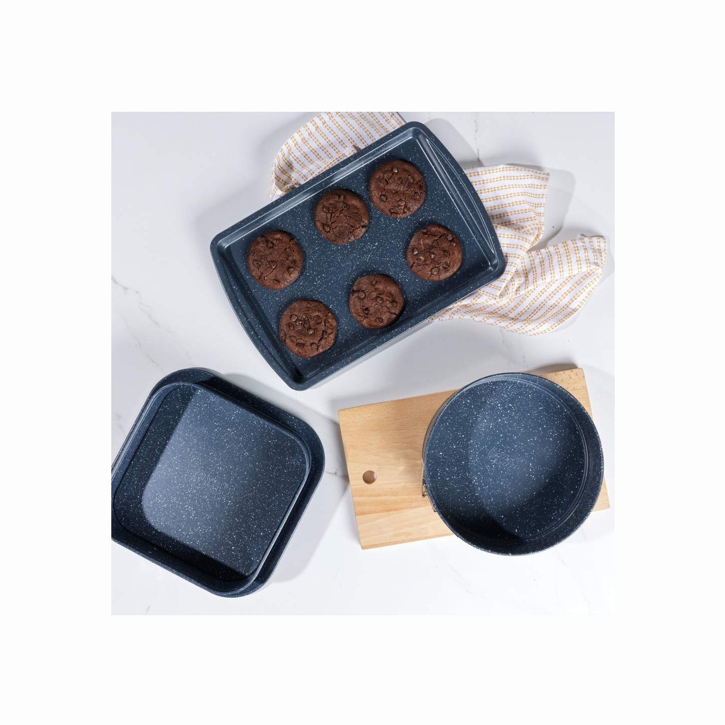 Russell Hobbs RH03858 Nightfall Stone Baking Tray 2 Pack