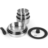 Russell Hobbs RH04041 Stainless Steel 8 Piece Smart Clip Cookware Set
