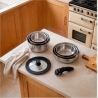 Russell Hobbs RH04041 Stainless Steel 8 Piece Smart Clip Cookware Set