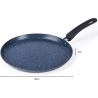 Russell Hobbs RH03409EU7 Nightfall Stone 25 cm Crepe Pan