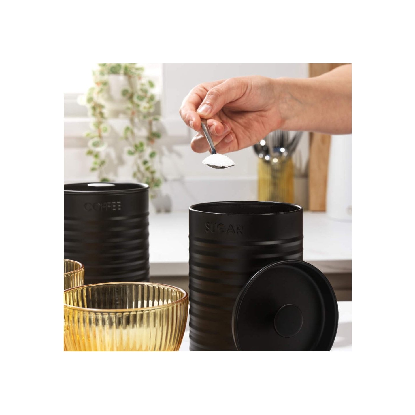 Russell Hobbs RH03268EU7 Liniera 3 Piece Canister Set