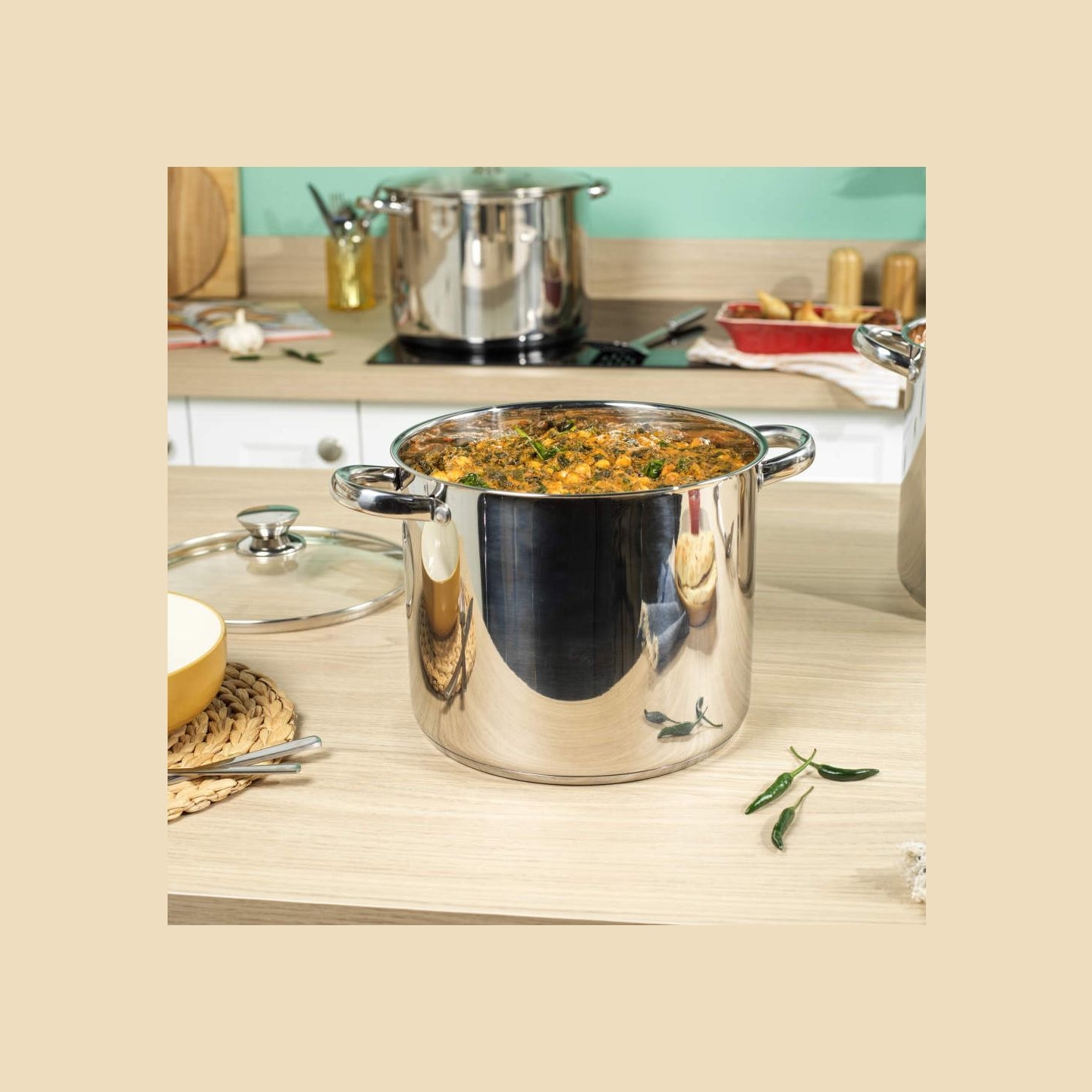 Russell Hobbs RH03800EU7 Classic Collection 24cm 9L Stockpot, Stainless Steel