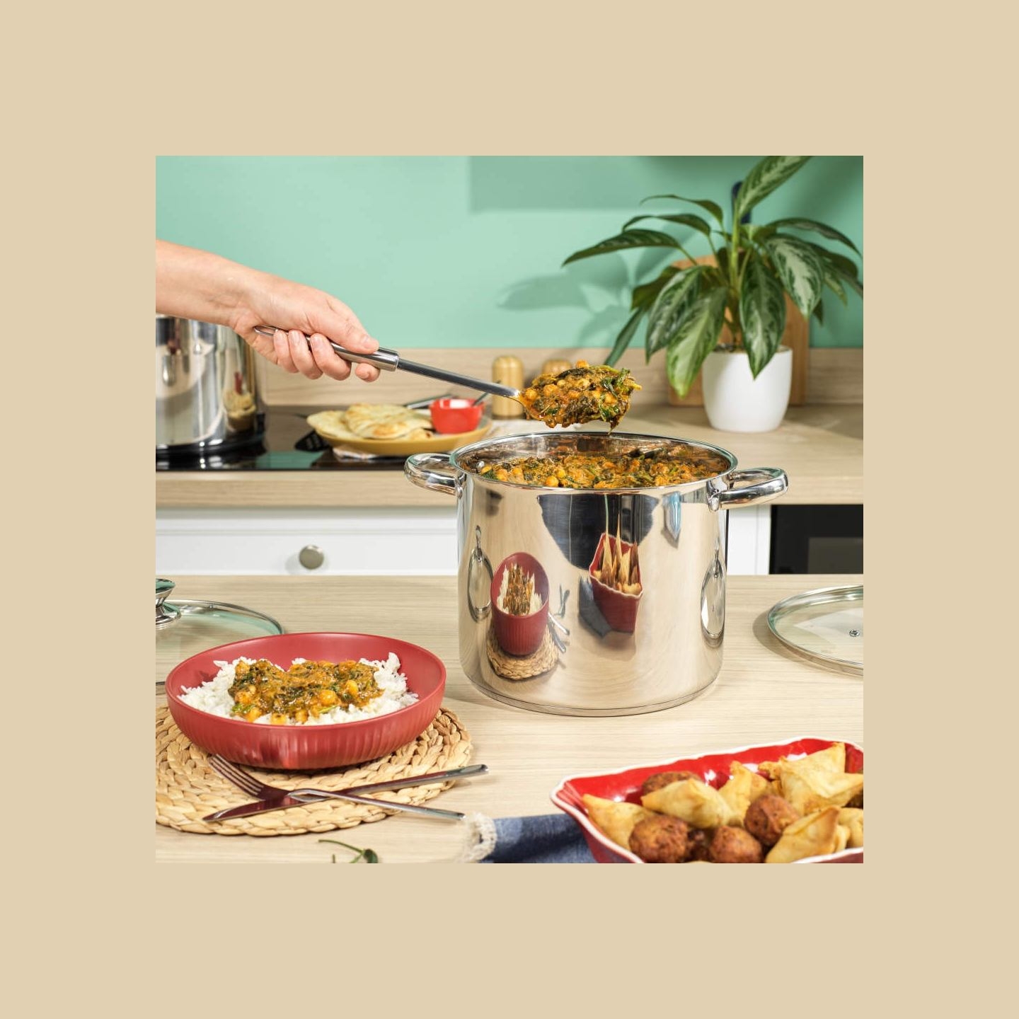 Russell Hobbs RH03800EU7 Classic Collection 24cm 9L Stockpot, Stainless Steel