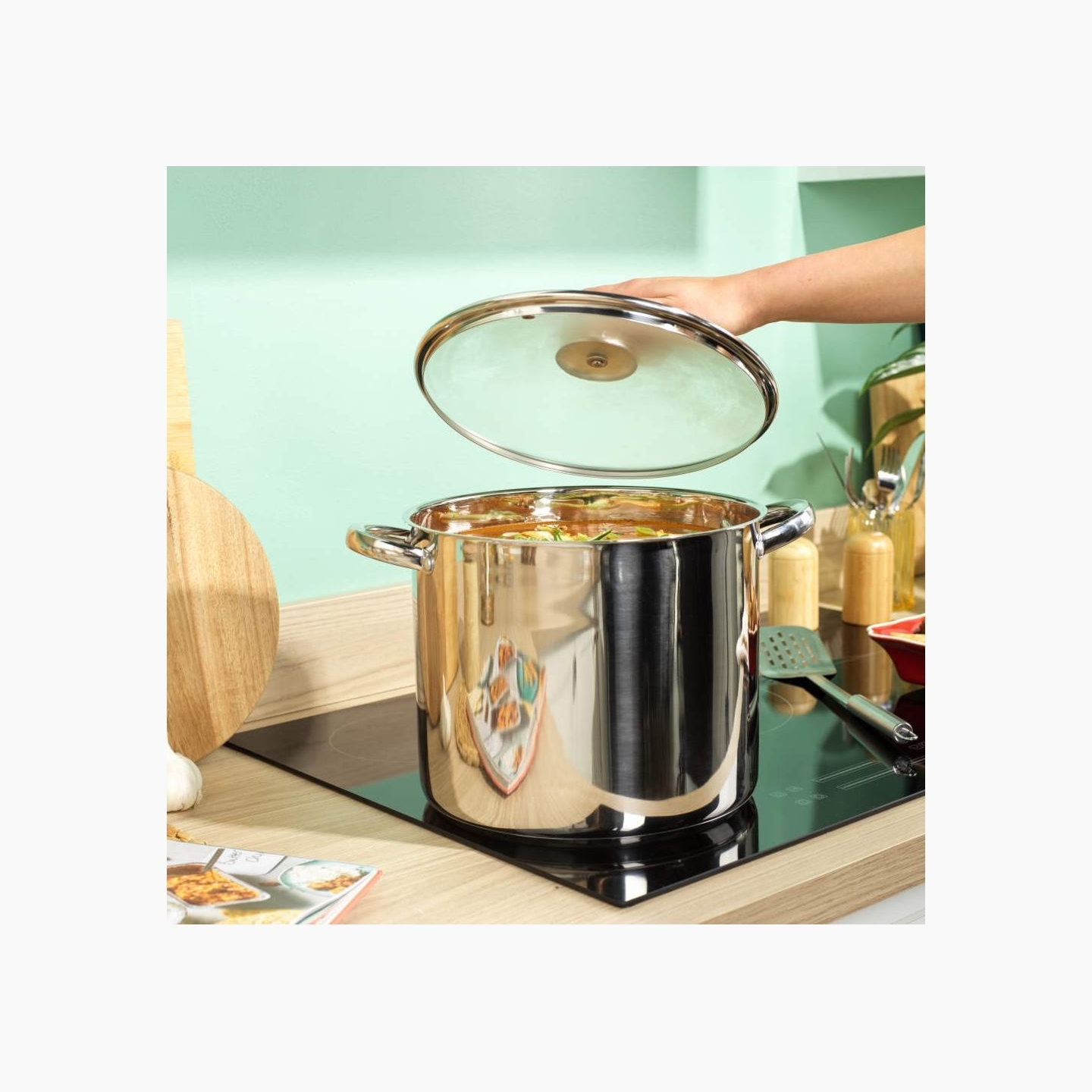 Russell Hobbs RH03801EU7 Classic Collection 26 cm 11.5L Stockpot ,Stainless Steel