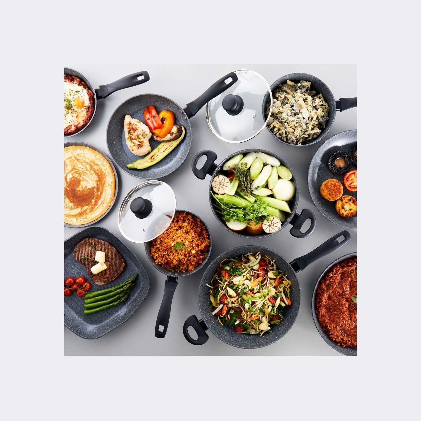 Russell Hobbs RH028521EU7 Metallic Marble 25 cm Pancake Pan
