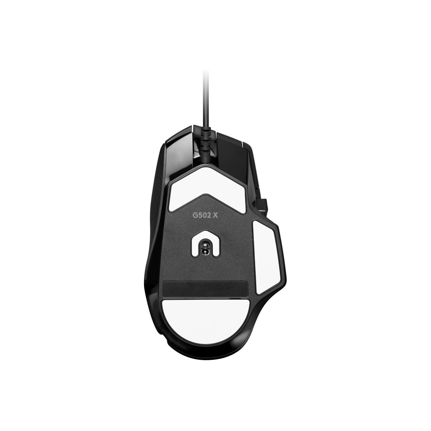 Logitech G502 X Corded Gaming Mouse - BLACK - USB - EER2
