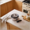 Russell Hobbs RH04034 Stainless Steel 4-Piece Smart Clip Saucepan Set