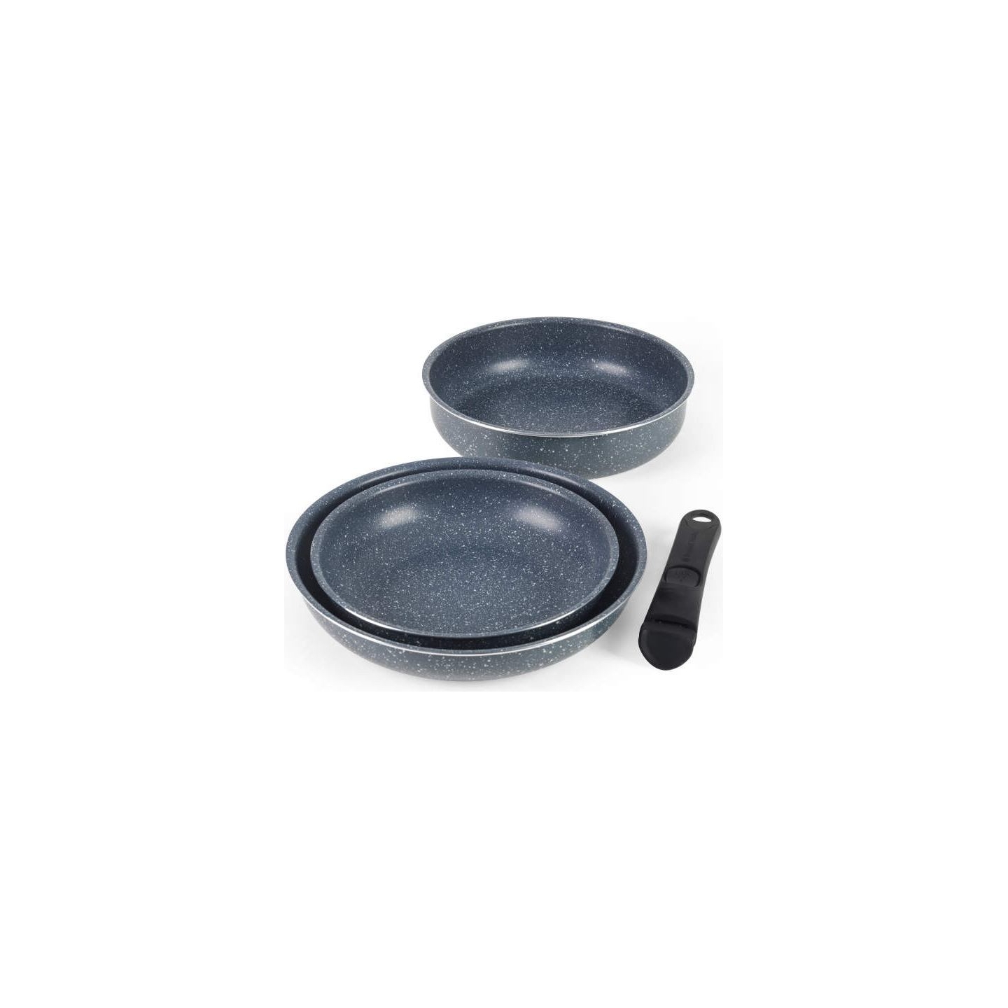 Russell Hobbs RH03297 Nightfall Stone 4-Piece Smart Clip Pan Set