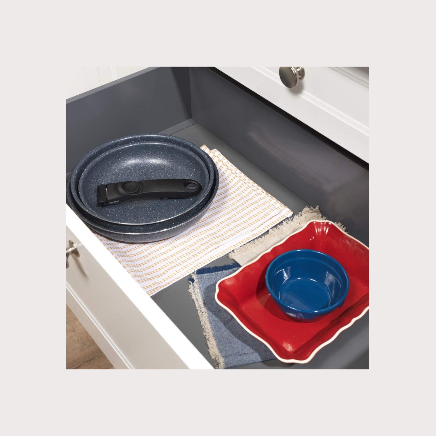 Russell Hobbs RH03297 Nightfall Stone 4-Piece Smart Clip Pan Set