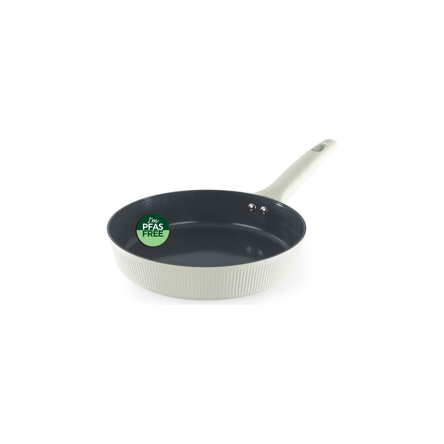 Russell Hobbs RH03861C Cote 24 cm Fry Pan, Cream