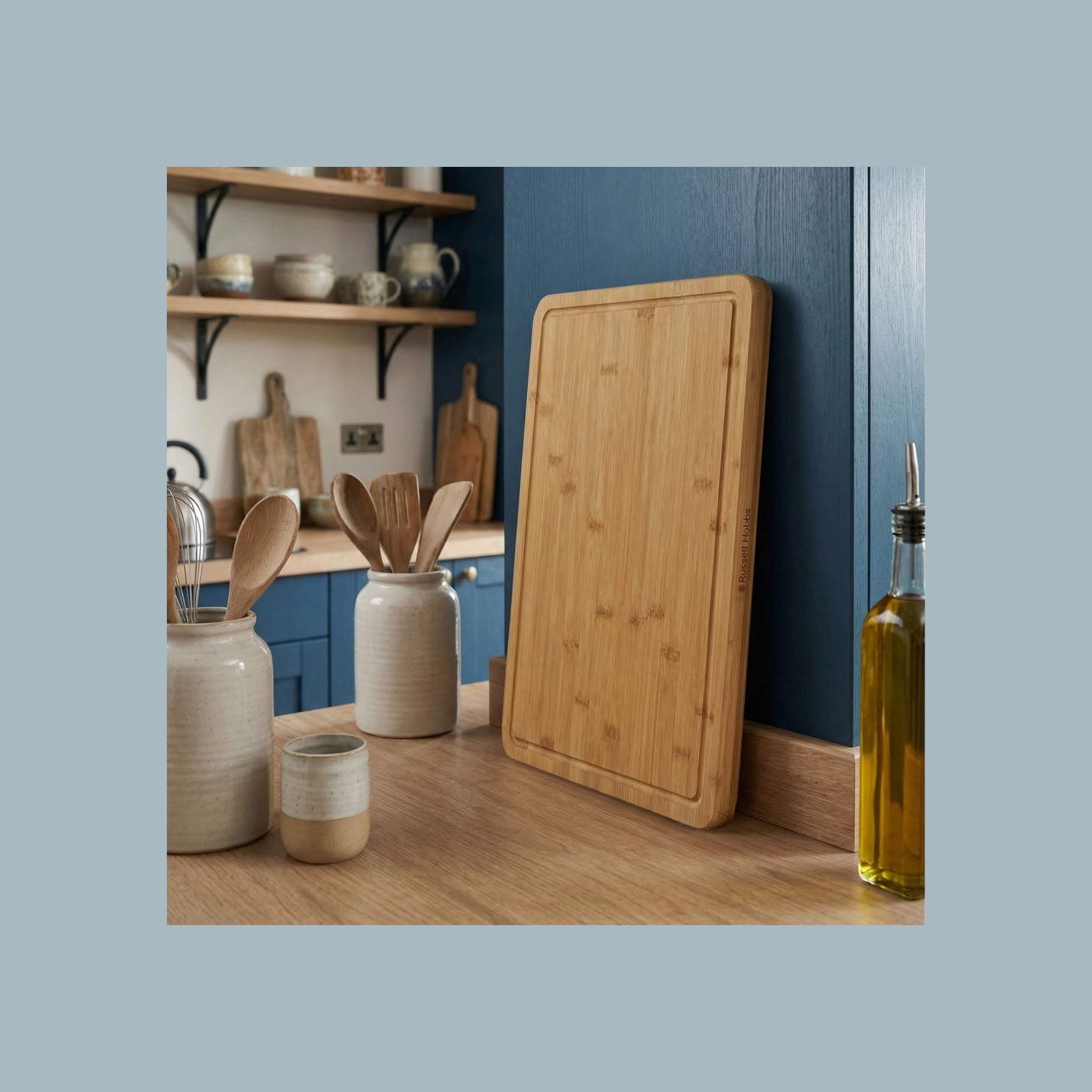 Russell Hobbs RH04067 Element Bamboo Butchers Block 46 x 30cm