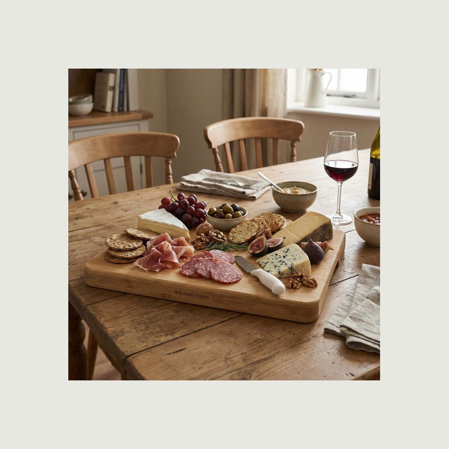 Russell Hobbs RH04068 Element Bamboo Butchers Block 42 x 32cm