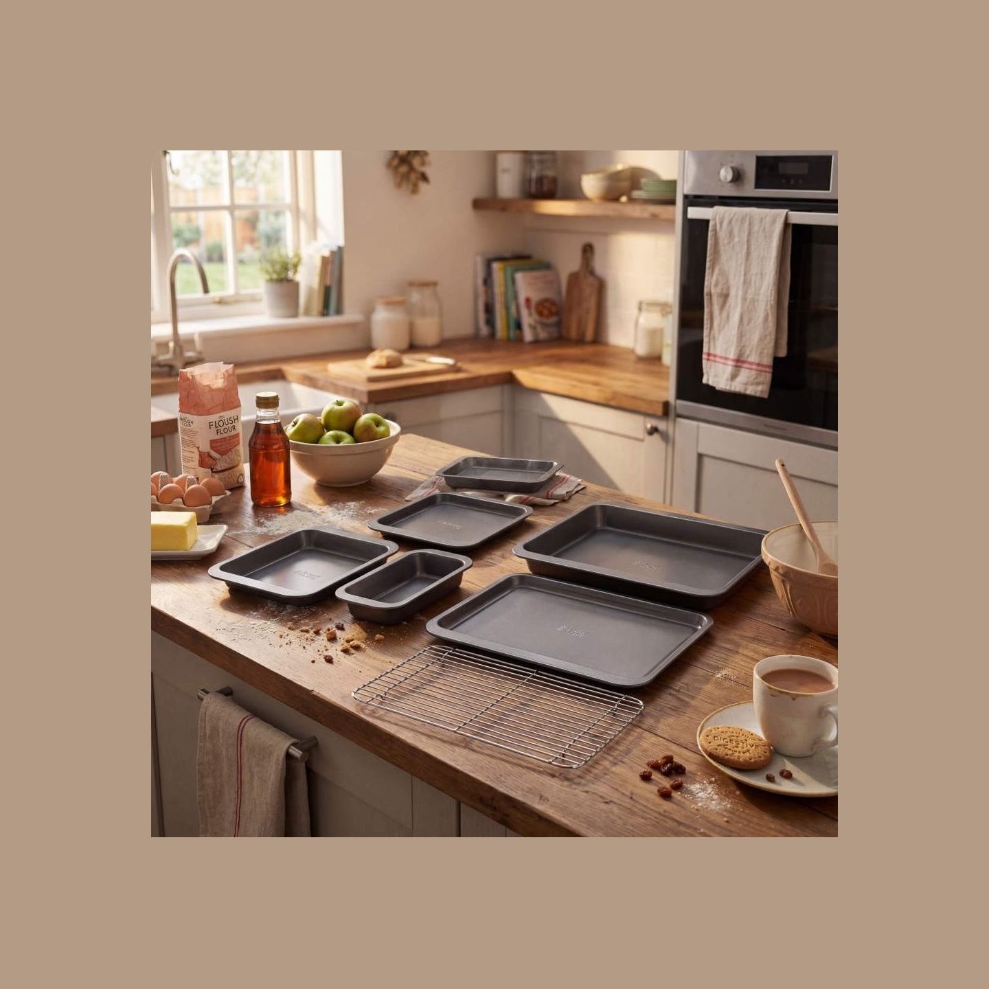 Russell Hobbs RH03903 Stacking 7 Piece Bakeware Set