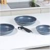 Russell Hobbs RH03293EU7 Nightfall Stone 4-Piece Smart Clip Fry Pan Set